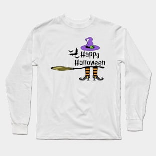 Witchy Halloween Long Sleeve T-Shirt